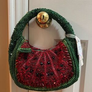 Watermelon Beaded Purse